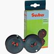 Geha Farbband Seide f�r DIN Doppelspule, Gruppe 1 S, Ma�e: 13mm / 10m, Farbe schwarz/rot