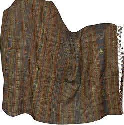 Wool Accessories Tribal Embroidered Shawl 80 x 40 inches (ktds470)