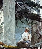 Hand Made Oil Reproduction - Winslow Homer - 24 x 28 inches - The Guide