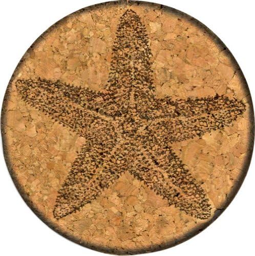 GrafixMat Coaster, Starfish, Made in the USA