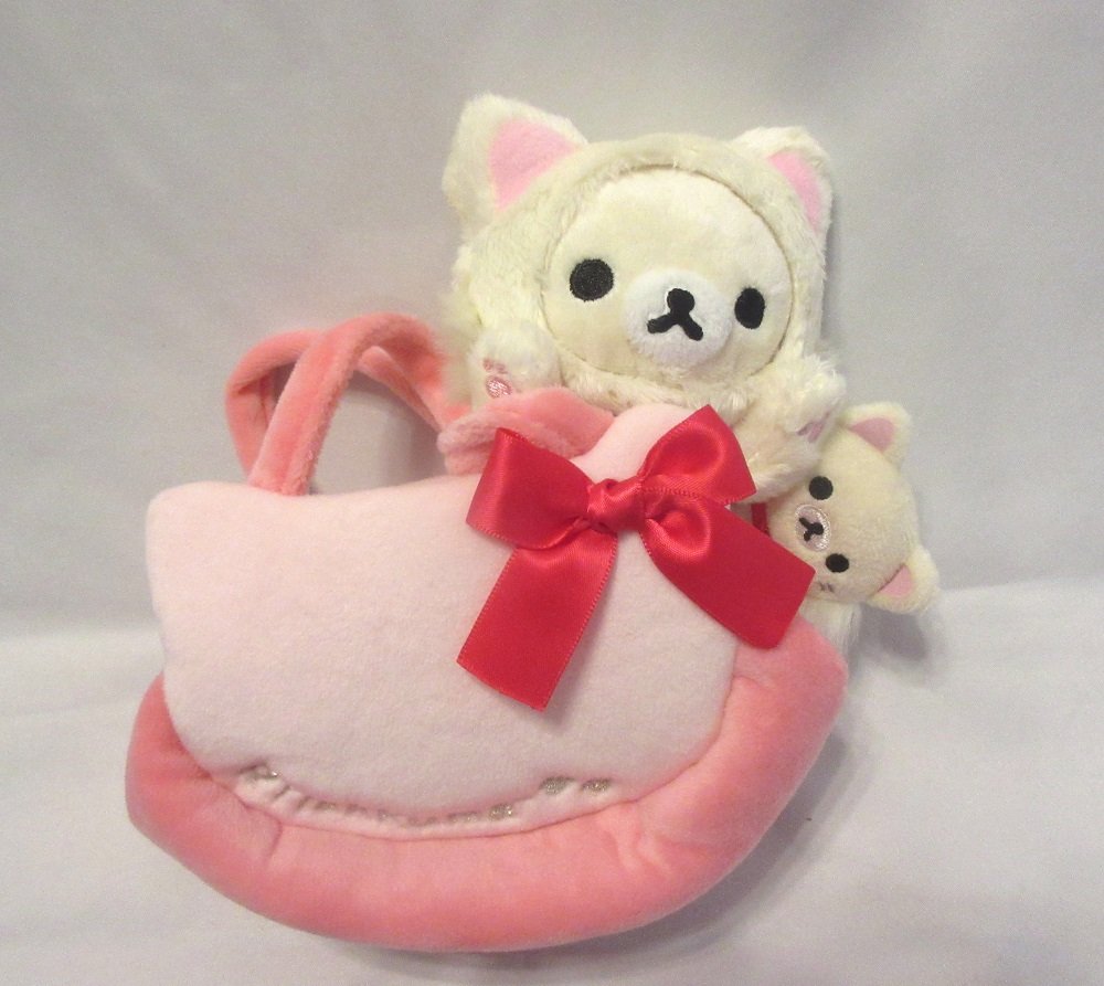San x Rilakkuma Korilakkuma Cat Bag Plush Tsuretette Nuigurumi Loft Product eBay