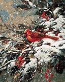 Plaid Paint By Number Kit, Early Snow, 16-Inch-by-20-Inch
