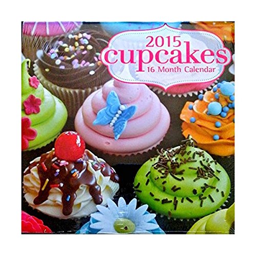 2015 Cupcakes 16 Month Wall Calendar