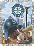MLB Seattle Mariners 48-Inch-by-60-Inch Acrylic Tapestry Throw