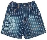 Toddler Boys' Pin Stripe Carpenter Denim Shorts