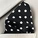 Royal Silk Black Polka Dot Silk Pocket Square 100% Silk - Full-Sized 16