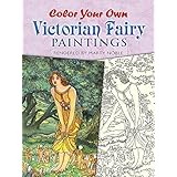 color your own victorian fairy paintings dover art coloring book