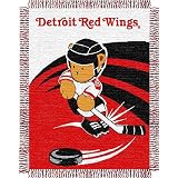 Northwest Detroit Red Wings Triple Woven Jacquard 36x46 Baby Throw