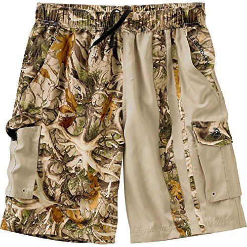 Legendary Whitetails Men's Whitewater Two-Tone Legends Camo Swim Trunks
