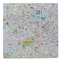 Paris Map Memo Board - 18x18"