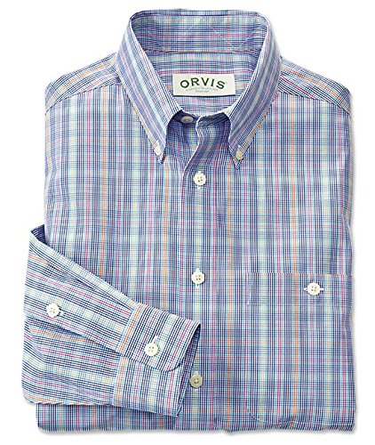 Orvis Men's Pure Cotton Wrinkle-free Pinpoint Oxford Shirt