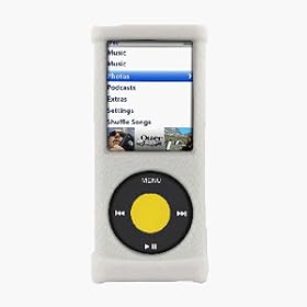 OtterBox Impact Case - Case for digital player - white - iPod nano (4G) 8GB, iPod nano (4G) 16GB