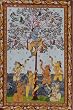 Art of India Home Decor Patachitra Paintings Organic Color on Paper 18 x 12 inches (pata250)