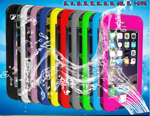 Imagen 4 de Semoss Impermeable Huella Dactilar Funda de Para Apple iPhone 6 Plus (5.5