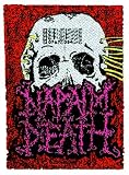 Merchandise - Gewebter Aufnäher / Patch - Napalm Death - Barcode/Skul von Napalm Death