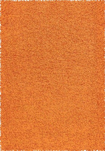 Creative Solid Shag Rugs: 5699-388 Orange: 6'7