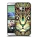 Head Case Designs Kitten Aztec Animal Faces Protective Snap-on Hard Back Case Cover for HTC One M8