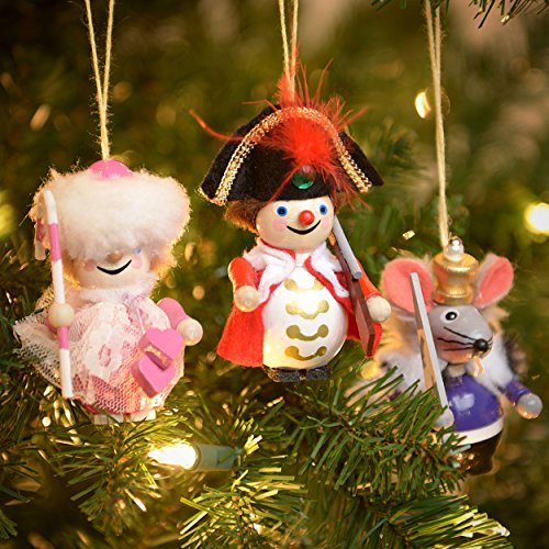 Steinbach Kurt Adler 3-Piece Nutcracker Suite Ornament Set Steinbach Kurt Adler 3-Piece Nutcracker Suite Ornament Set