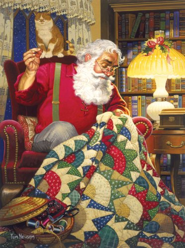 MINI - Quilting Santa