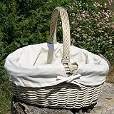 Eigenschaften LIVING-ART24  / LANDHAUS EINKAUFSKORB KORB PICKNICKKORB WEIDE 43CM