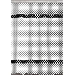 Dots Fabric Shower Curtain: Kitchen  Dining