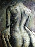 Art Reproduction Oil Painting - Nude Figures: Elegance in a Figure - Extra Large 30 X 40 - Hand Painted Canvas Art