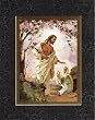 Beautiful and Inspiring Blank 8 x 10 Inches Frame able Easter Note Card on Double Beveled Matting