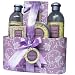 Lavender and Lace Spa Bath and Body Gift Basket Set
