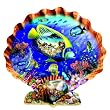 Souvenirs of the Sea Shaped Jigsaw Puzzle by Lori Schory 1000pc