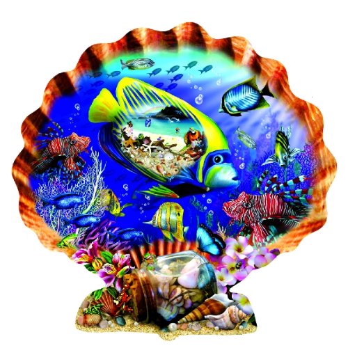 Souvenirs of the Sea Shaped Jigsaw Puzzle by Lori Schory