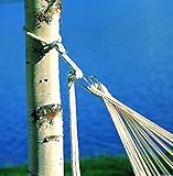 Aufhängeset für Hängematten mit Seilen, Haken und Achtern