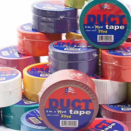 15 Rolls Duct Tape 20yd x 2" Bright Solid Colors DIY Crafts Blue Green Pink Teal