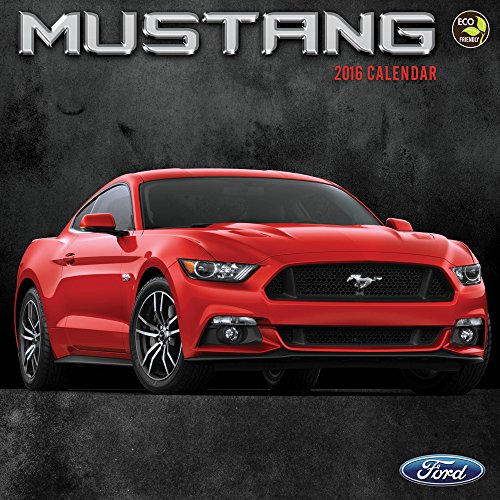2016 mustang wall calendar