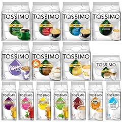 15 Packungen Tassimo, 15 deutschen Sorten, 184 T-Discs (160 Portionen)