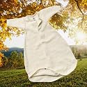 Engel Naturtextilien Fr&uuml;hchen Kleidung - Bio / &Ouml;ko Baby Schlafsack Schurwoll Frottee Gr. 50 cm