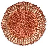 Colorful Jute Table Mat In Round Shape From Calcutta India (Free Shipping, No Minimum Purchase)