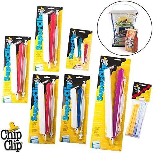 17pc Chip Clips Assorted Set All-Purpose Sealing Snack Bags Food Storage Clamp