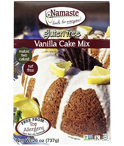 Namaste Foods, Gluten Free Vanilla Cake Mix, 26-Ounce Bags (Pack of 6)