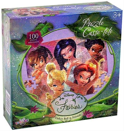 61pHs9vMf4L Disney Fairies Tinker Bell 100 Piece Puzzle