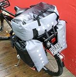IDEALE HITEC three package bags for carrier bicycle bag waterproof black/silver