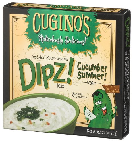 Cugino's Gourmet Foods, Ridiculously Delicious DIPZ!, Cucumber Summer Dip Mix, 1-Ounce... by Cugino's Gourmet Foods