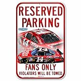 NASCAR Tony Stewart 11-by-17 inch Reserved Parking Sign