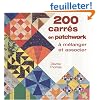 200 carr�s en patchwork � m�langer et associer