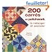 200 carr�s en patchwork � m�langer et associer