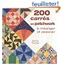 200 carrés en patchwork à mélanger et associer