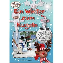 Ein Winter zum Kugeln: Anh�nger, Aufsteller aus Wattekugeln f�r Herbst und Winter
