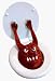 Red Bog Monster Toilet Prank (B625B)