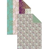 Roger La Borde Kristal And Dreamtime Reversible Roll Gift Wrap, Sheet Size 27.5