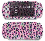 Pink Leopard Decorative Protector Skin Decal Sticker for Sony Playstation PSP 1000 Portable System