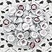Class of 2017 Graduation Party Favor Stickers, Set of 324 (Maroon)